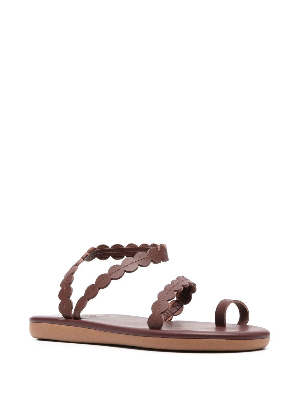 multi-strap leather sandals - 2