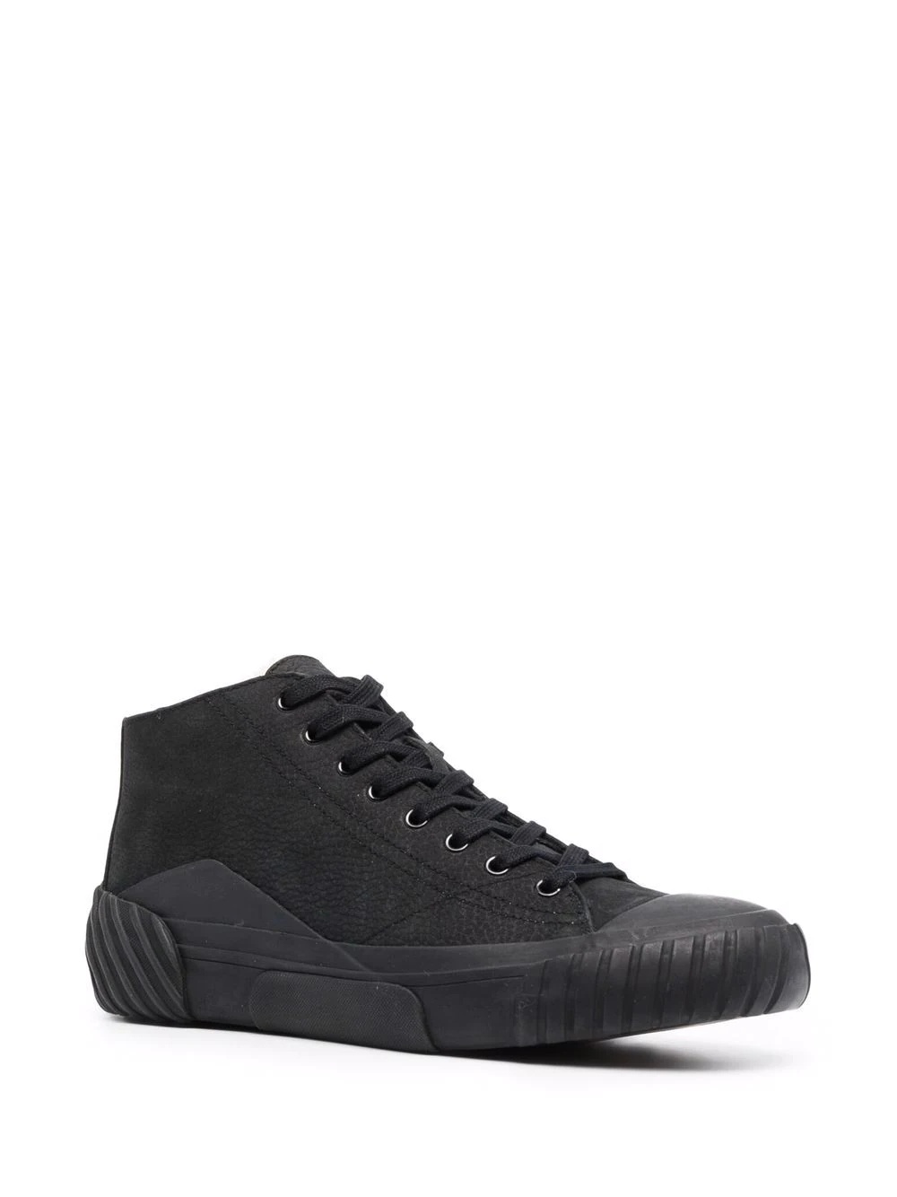 panelled sole high-top sneakers - 2