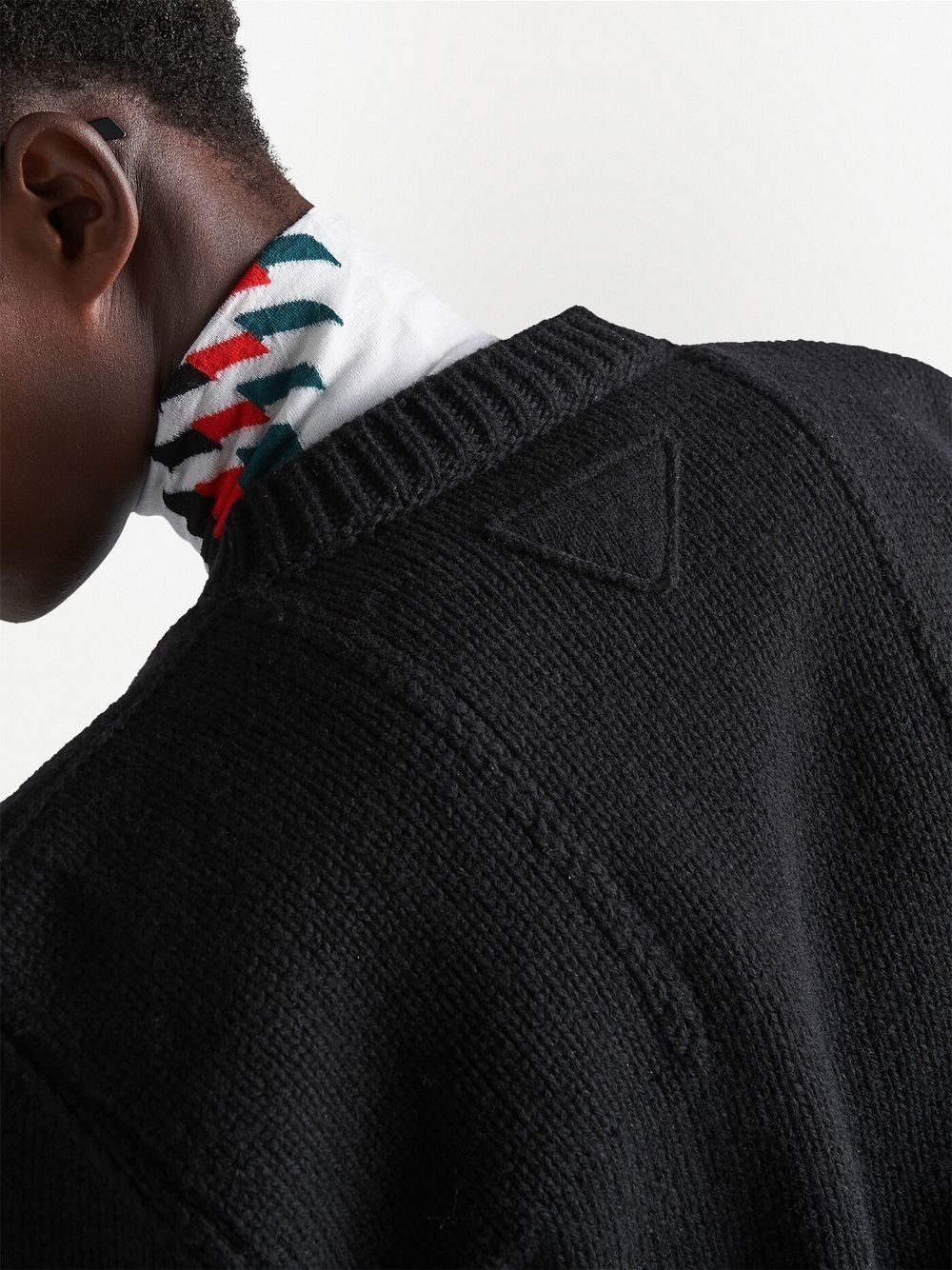 V-neck Shetland wool jumper - 5