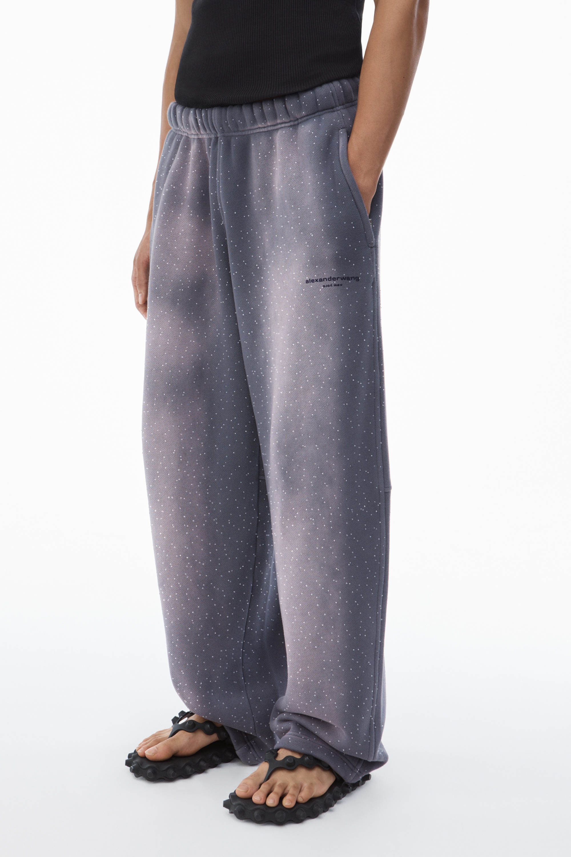 Unisex Crystal Hotfix Sweatpant - 3