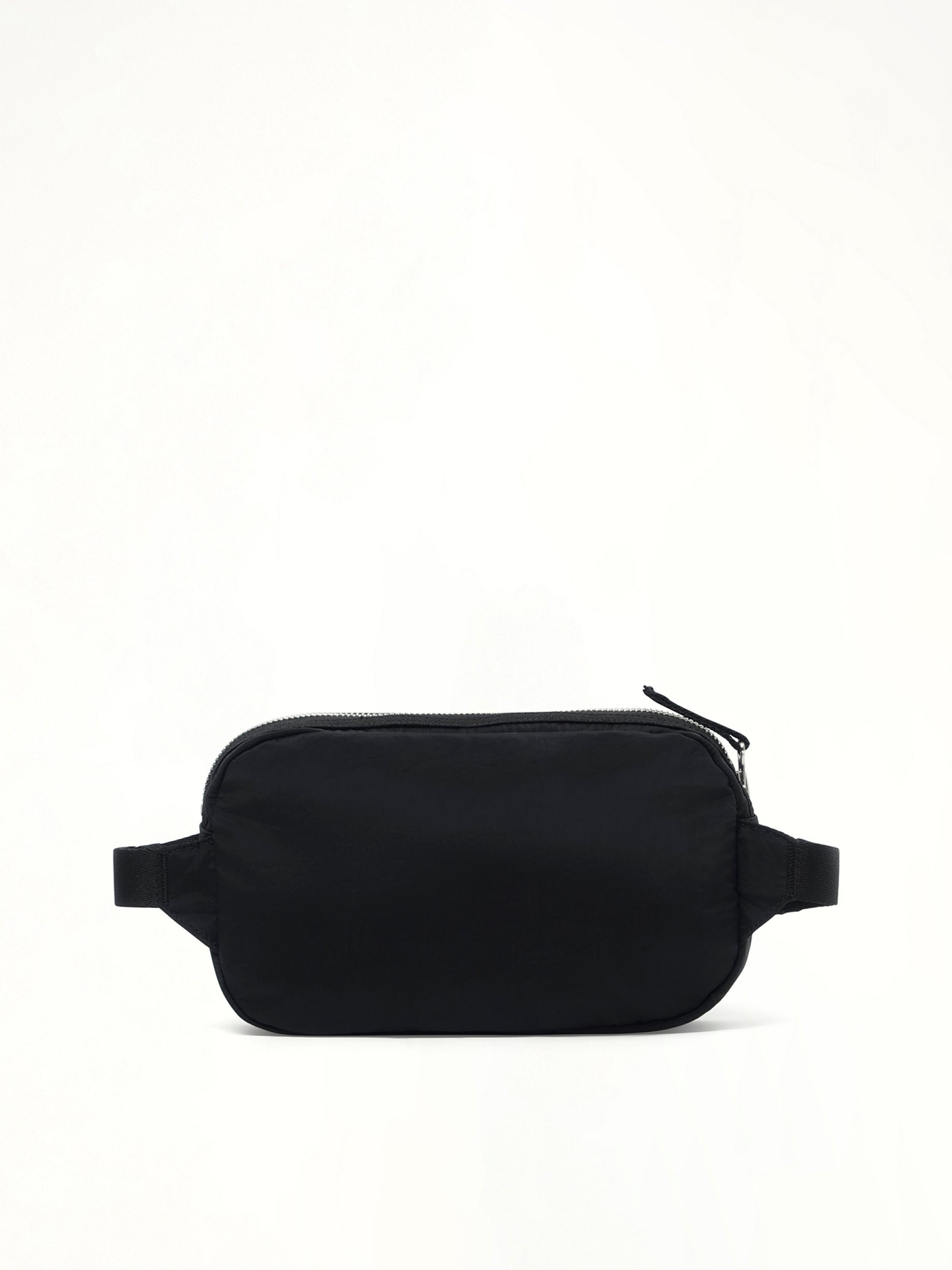 920001 Coated Nylon Belt Bag in Black - 4