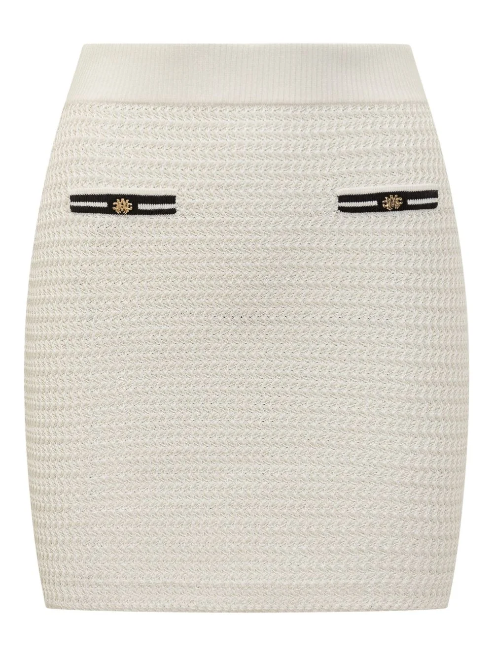 pocket-detail mini skirt - 1