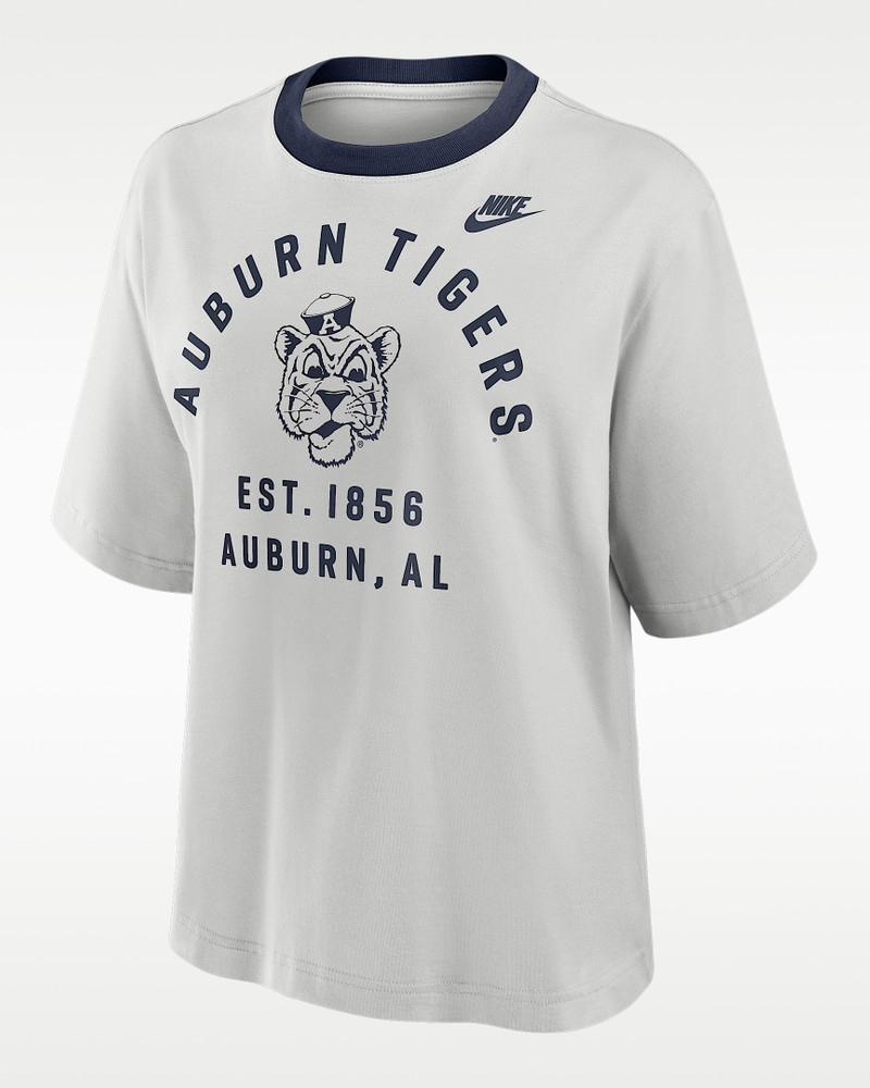 Auburn Legacy Arch Script Boxy Women's Nike College T-Shirt 1