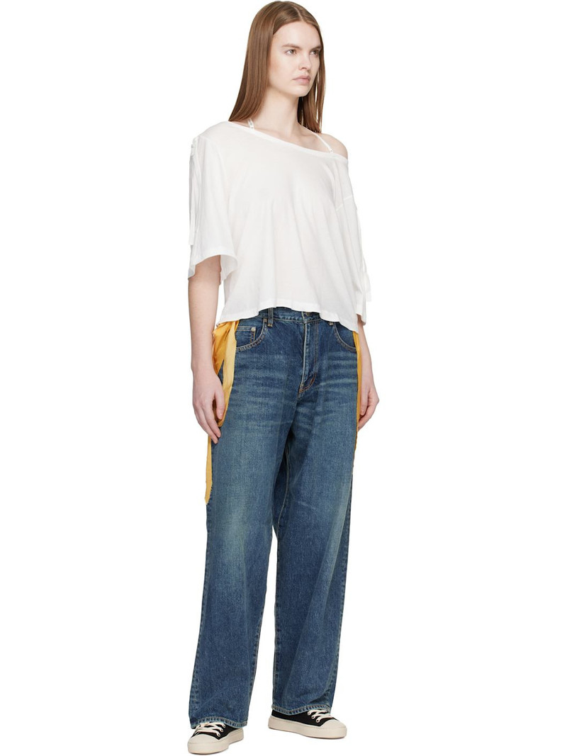 UNDERCOVER White Strap T-shirt outlook