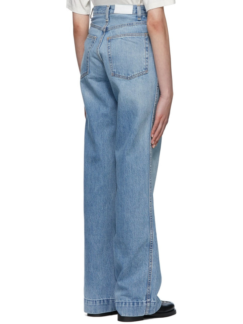 Blue 70s Pocket Wide Leg Jeans 3