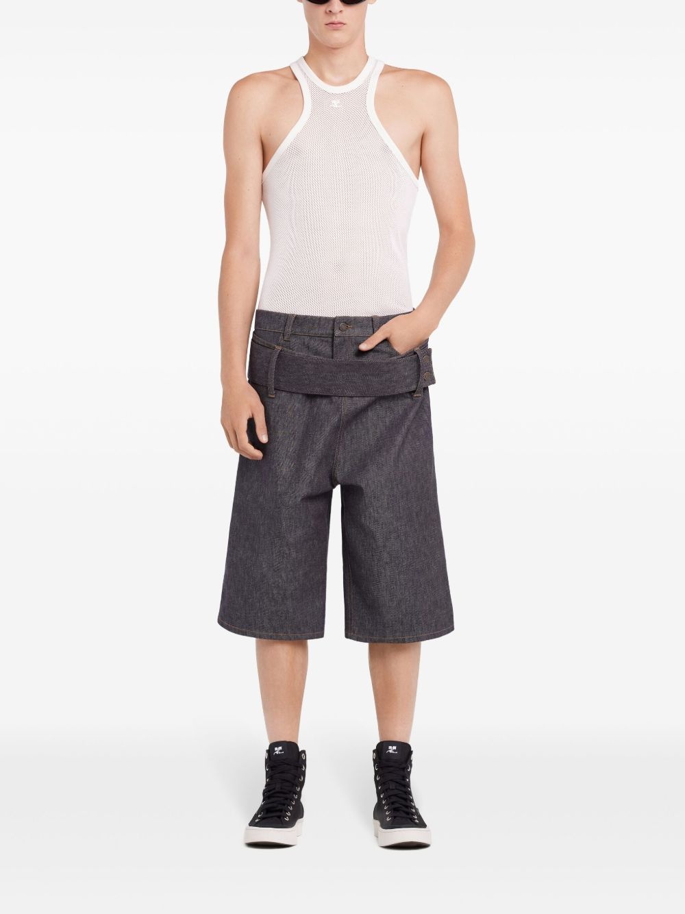 mesh tank top - 2