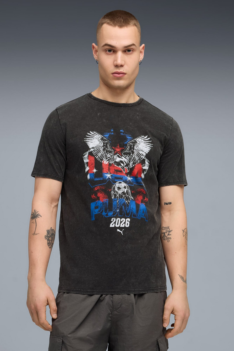 PUMA Fanpack 90s Bespoke Men's Relaxed Soccer Tee outlook