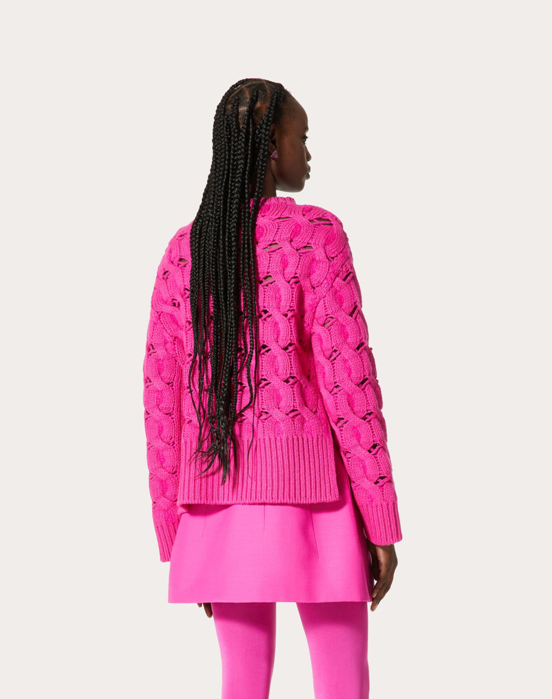 KNITTED MOHAIR WOOL SWEATER 4