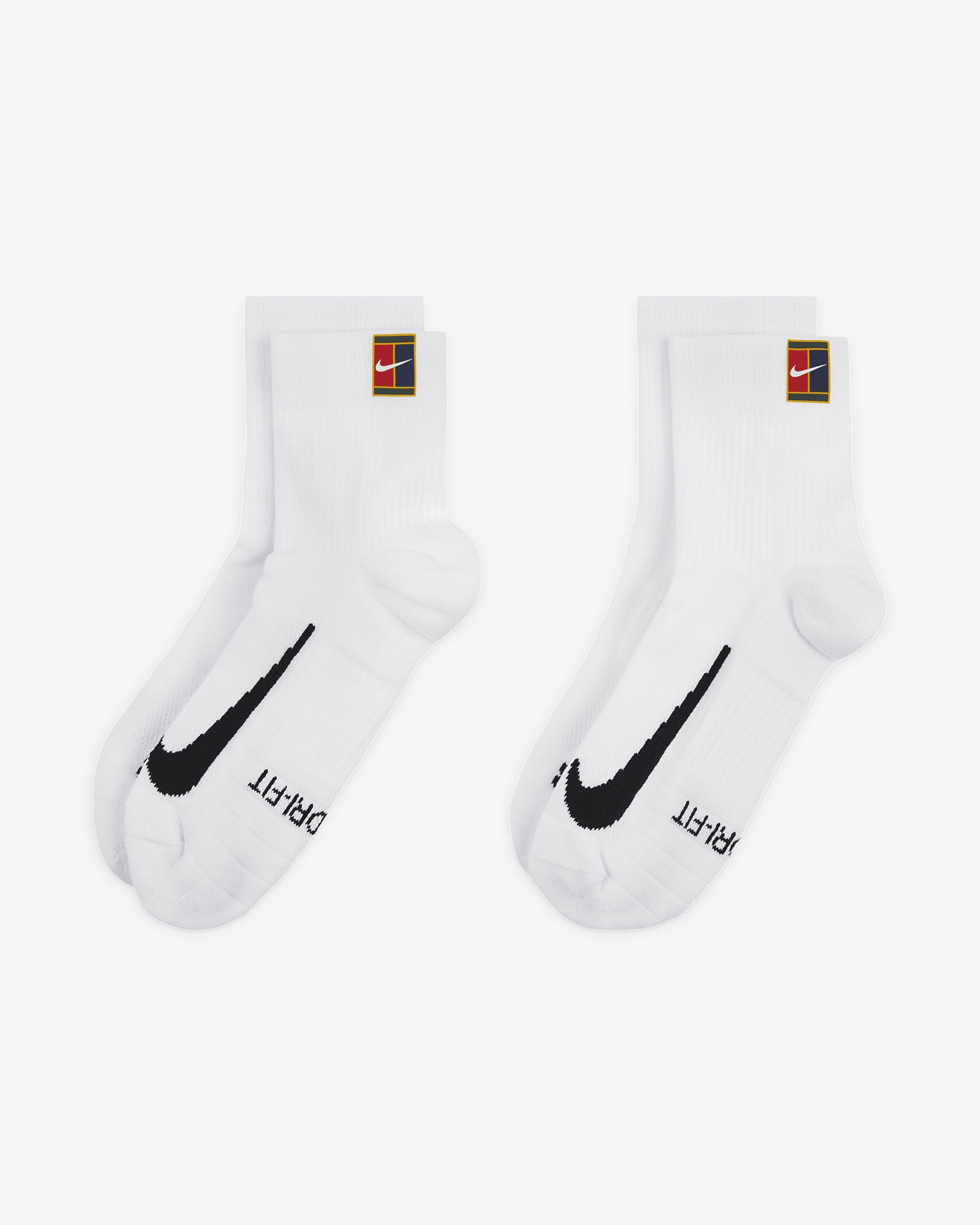 NikeCourt Multiplier Max Tennis Ankle Socks (2 Pairs) - 2