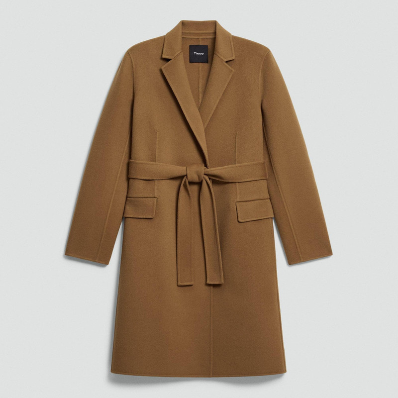 Belted Coat in Double-Face Wool-Cashmere 1