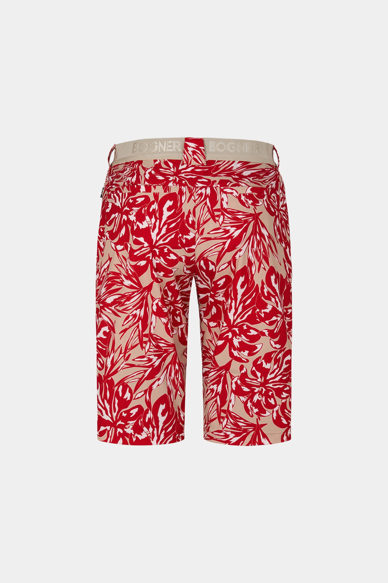 Zita functional shorts in Red/Beige 6