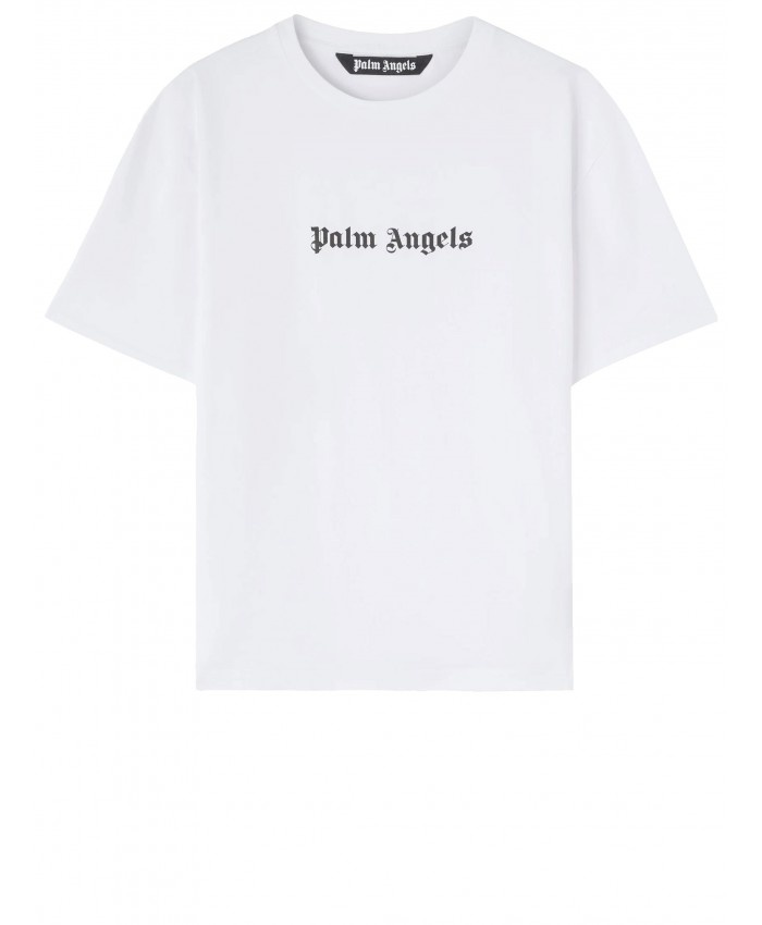 White t-shirt with a printed logo - 1