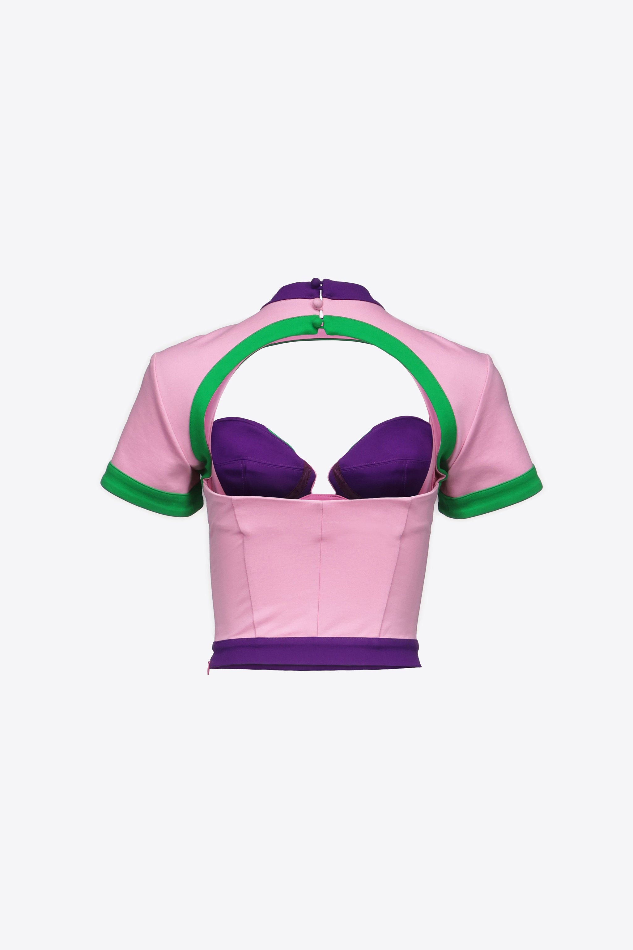 RAGLAN BUSTIER CUP T-SHIRT - 2