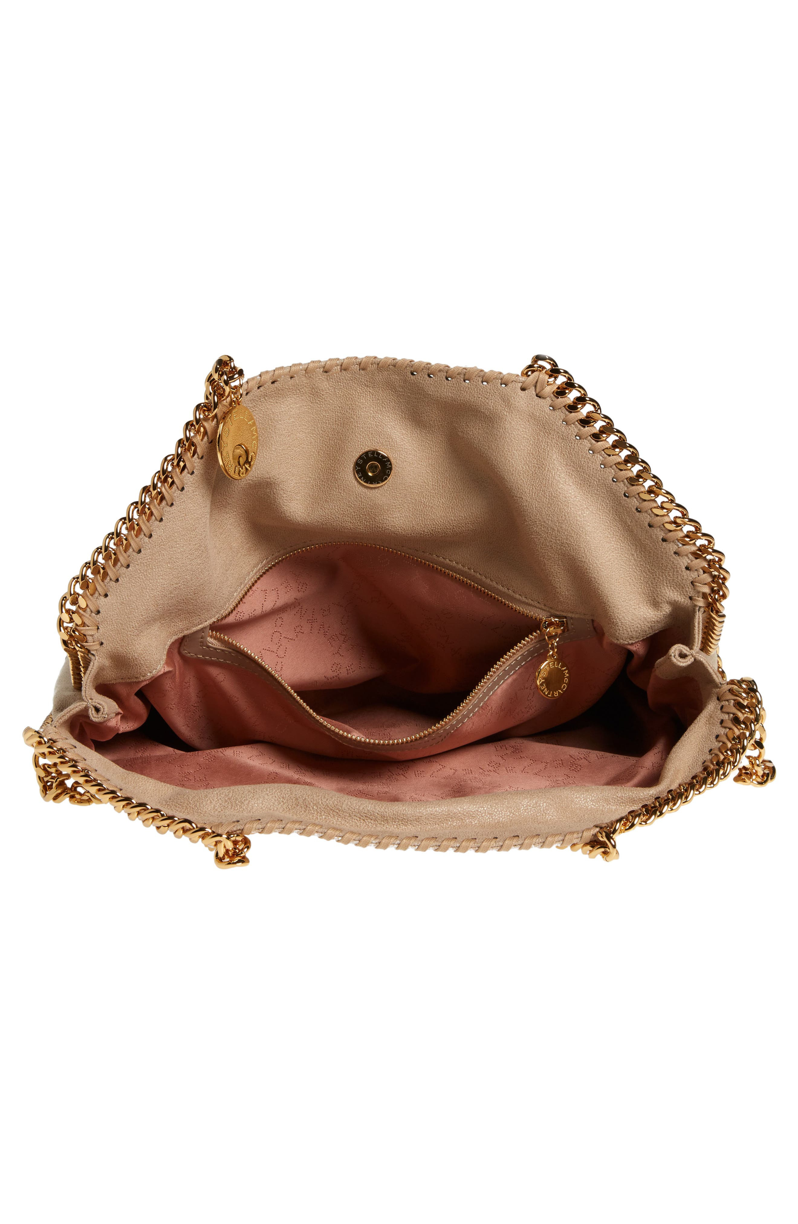 Stella McCartney Falabella Faux Leather Foldover Tote in 9300 Butter Cream at Nordstrom - 5
