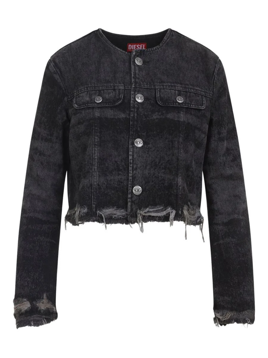 Diesel Denim Cotton Jacket - 1