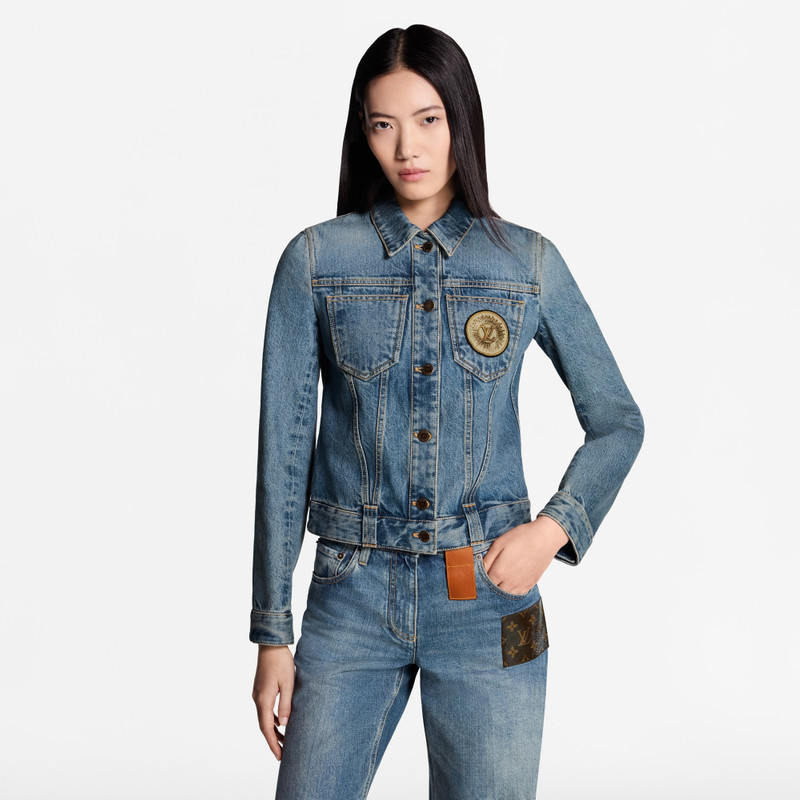 LV Patch Denim Jacket 4