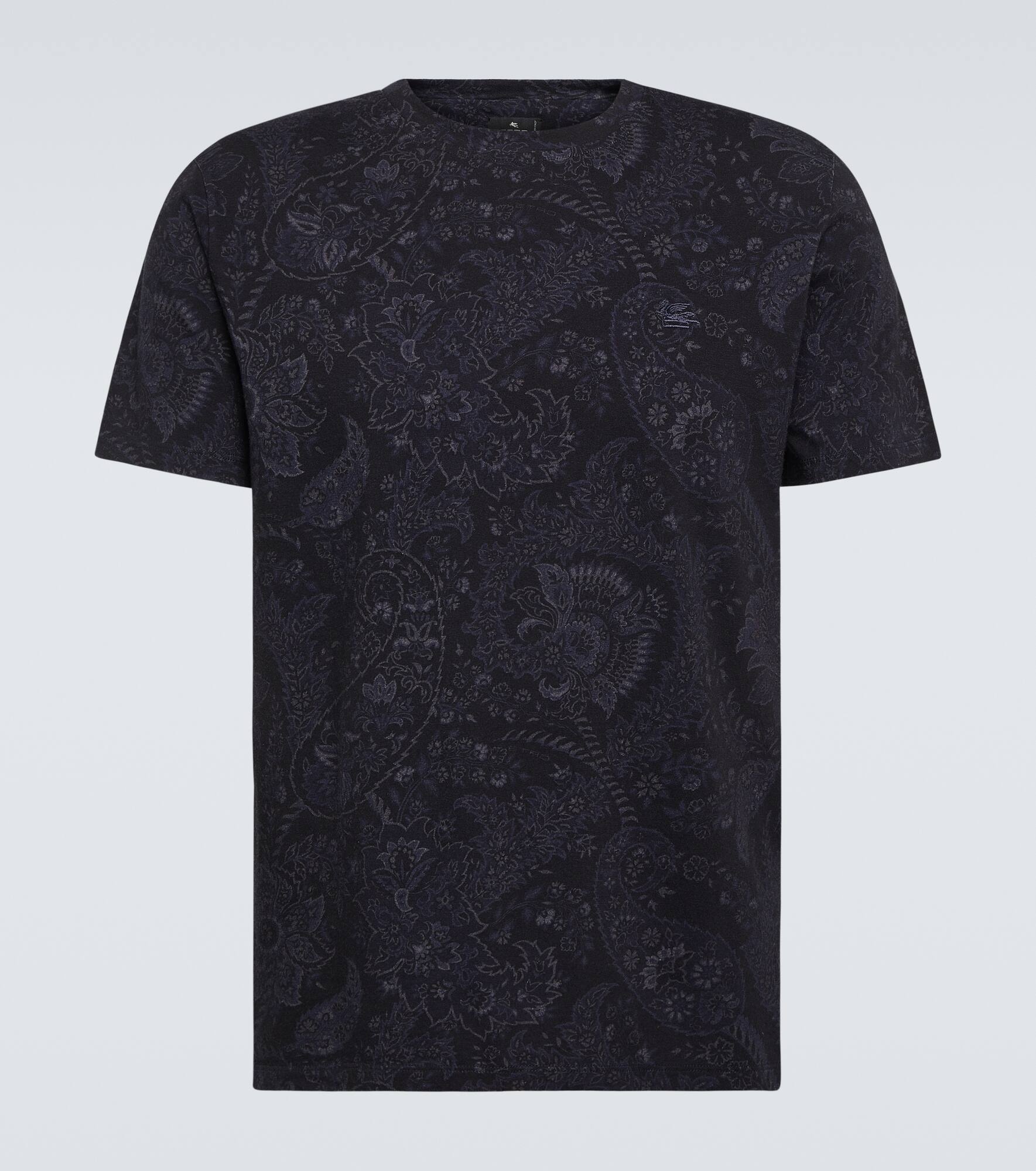 Paisley cotton jersey T-shirt - 1