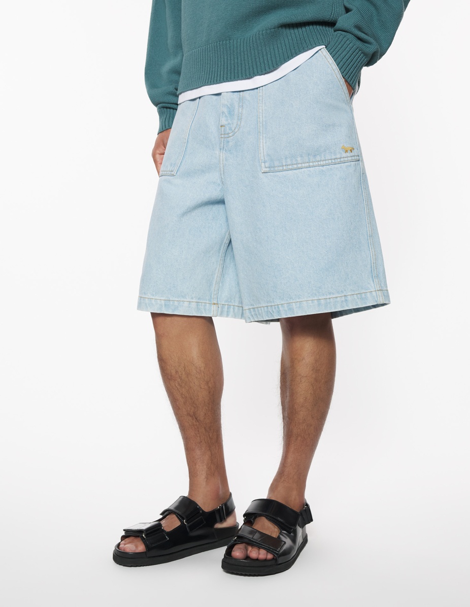 DENIM WORKWEAR SHORTS - 3