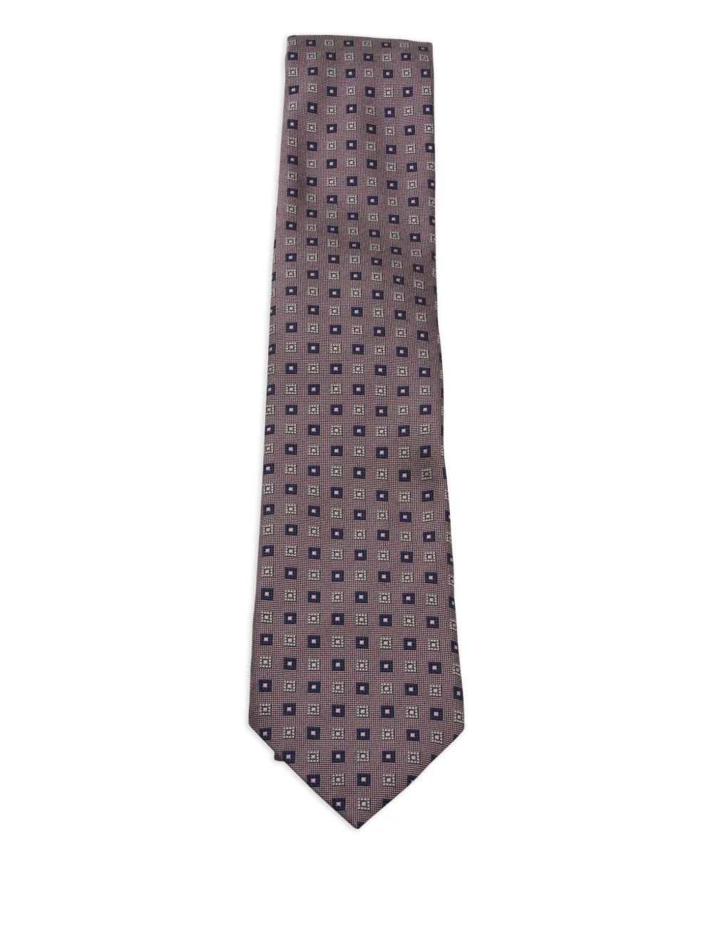 geometric-patterned tie - 1