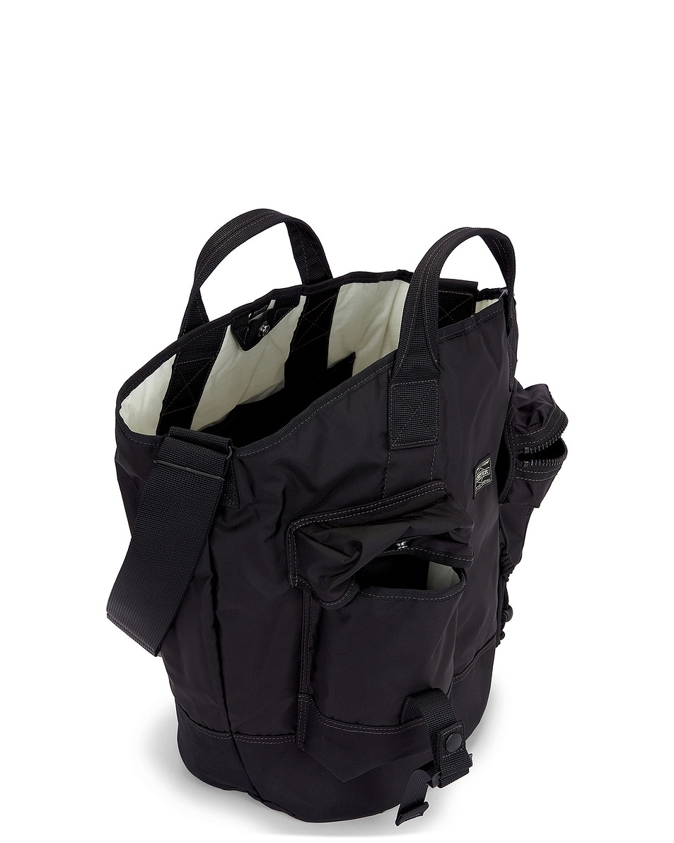 Porter-Yoshida & Co. ALL 2WAY BUCKET TOTE with POUCHES Black