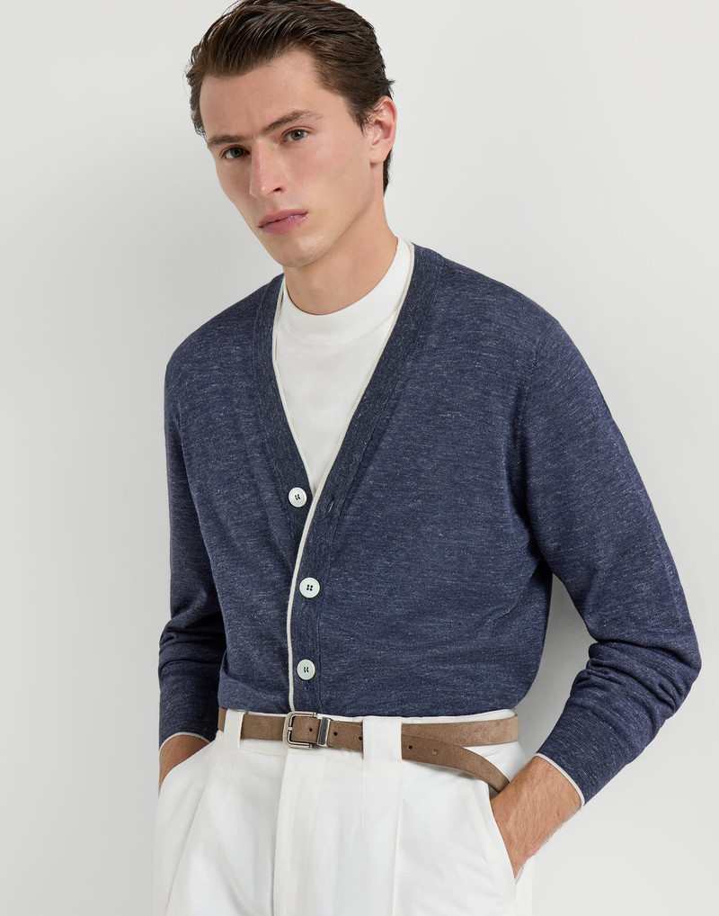 Cashmere, silk and hemp lightweight cardigan 5
