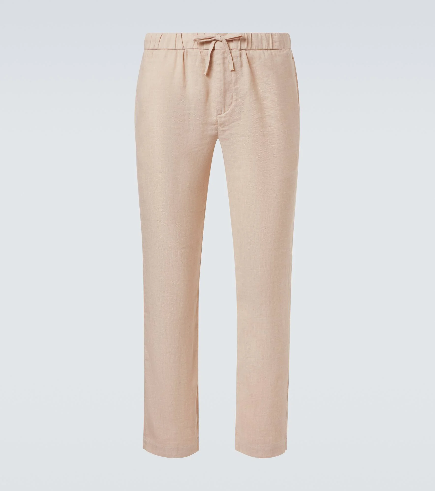 Oscar linen and cotton straight pants - 1