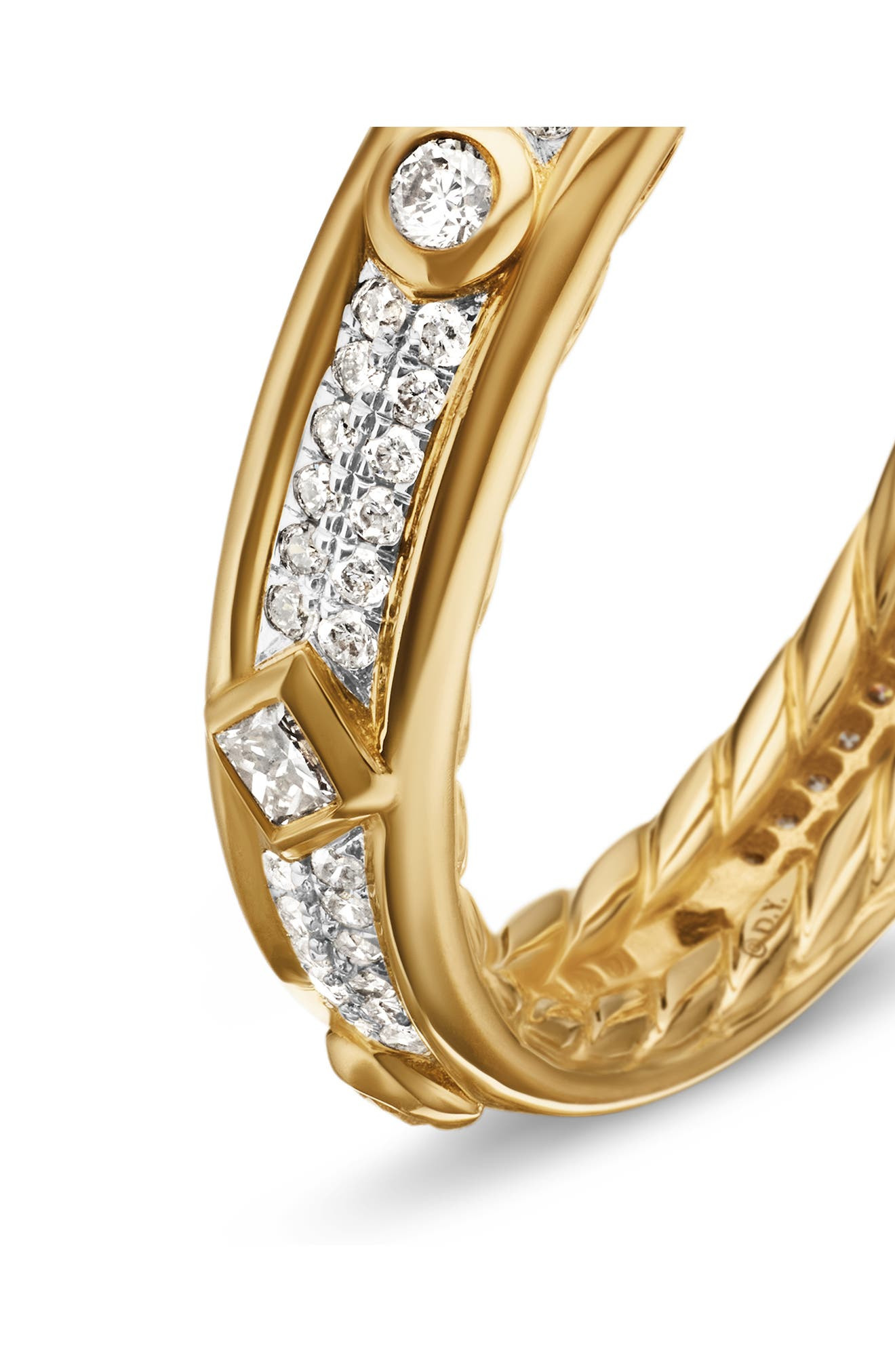 David Yurman Modern Renaissance Band Ring in 18K Yellow Gold at Nordstrom - 4