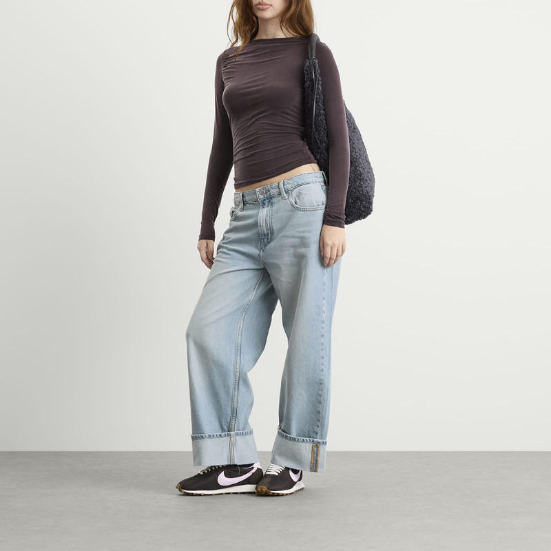 GOOD AMERICAN Good American Good Standard Baggy Jeans outlook