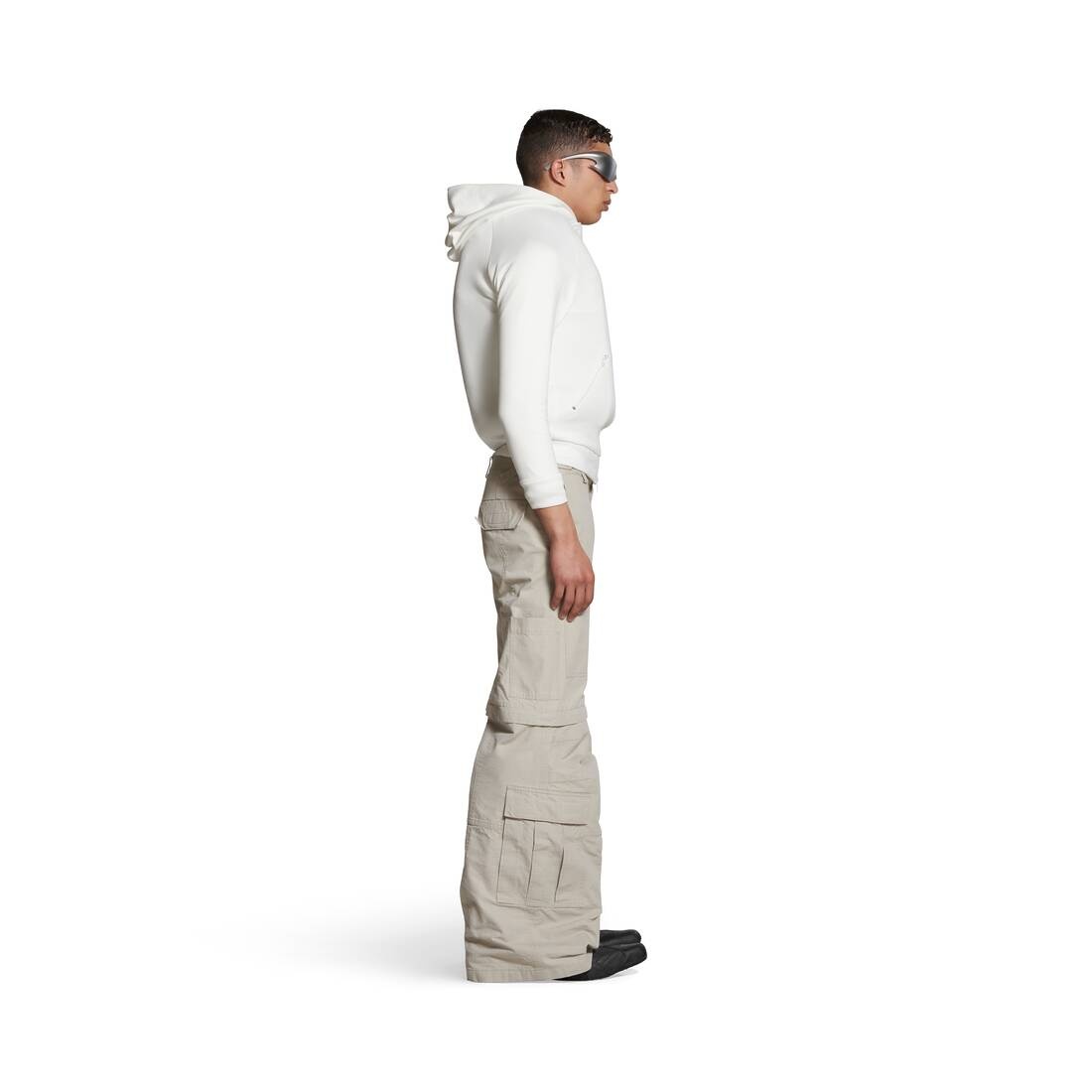 Unity Sports Icon Inflatable Zip-up Hoodie Medium Fit in White/black - 3