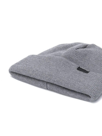 RAEBURN ribbed-knit logo patch beanie  outlook