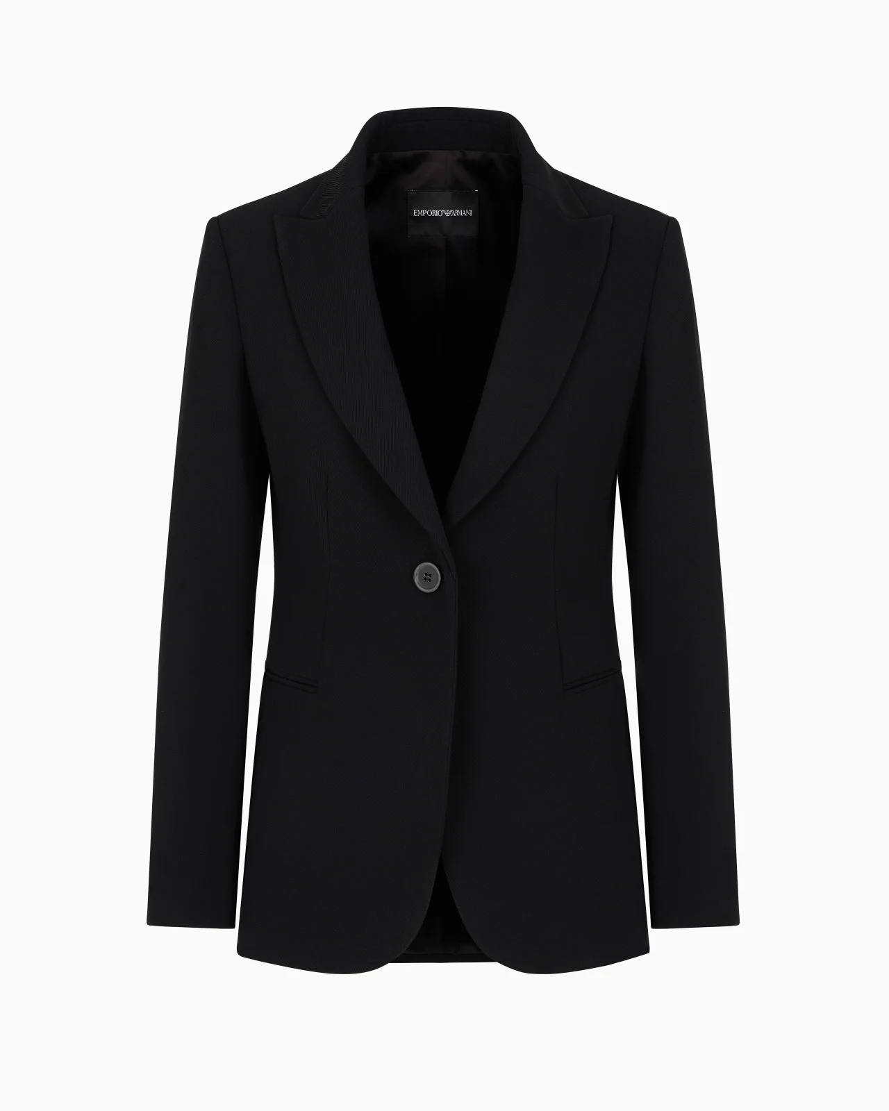 Single-breasted jacket in technical gabardine - 1