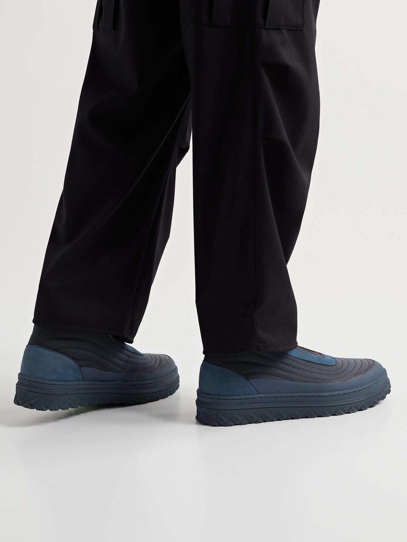 Converse + paria /FARZANEH Pro Leather X2 Trek Hi Nubuck and Neoprene-Trimmed Mesh Sneakers outlook