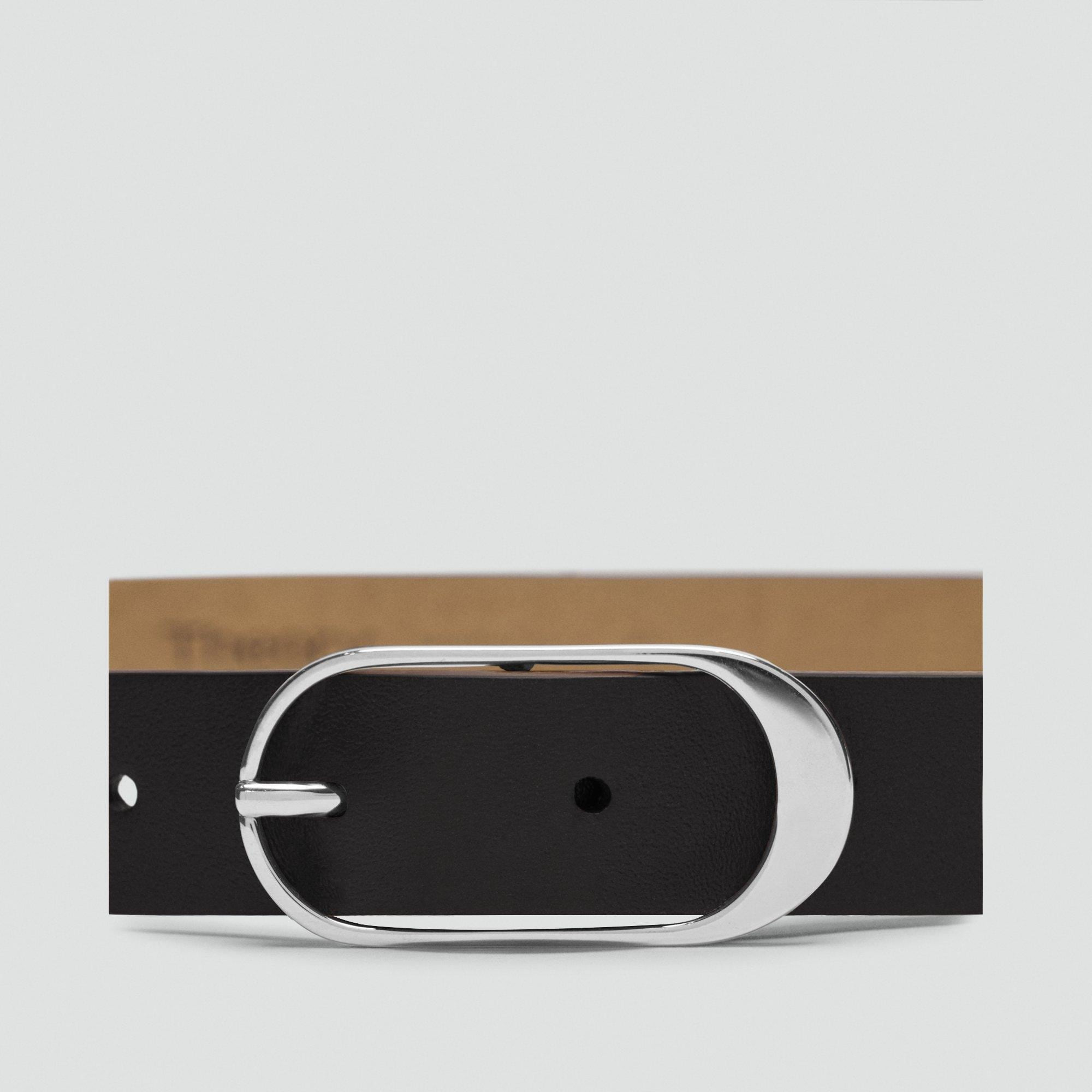 Classic Oblong Belt in Leather - 3