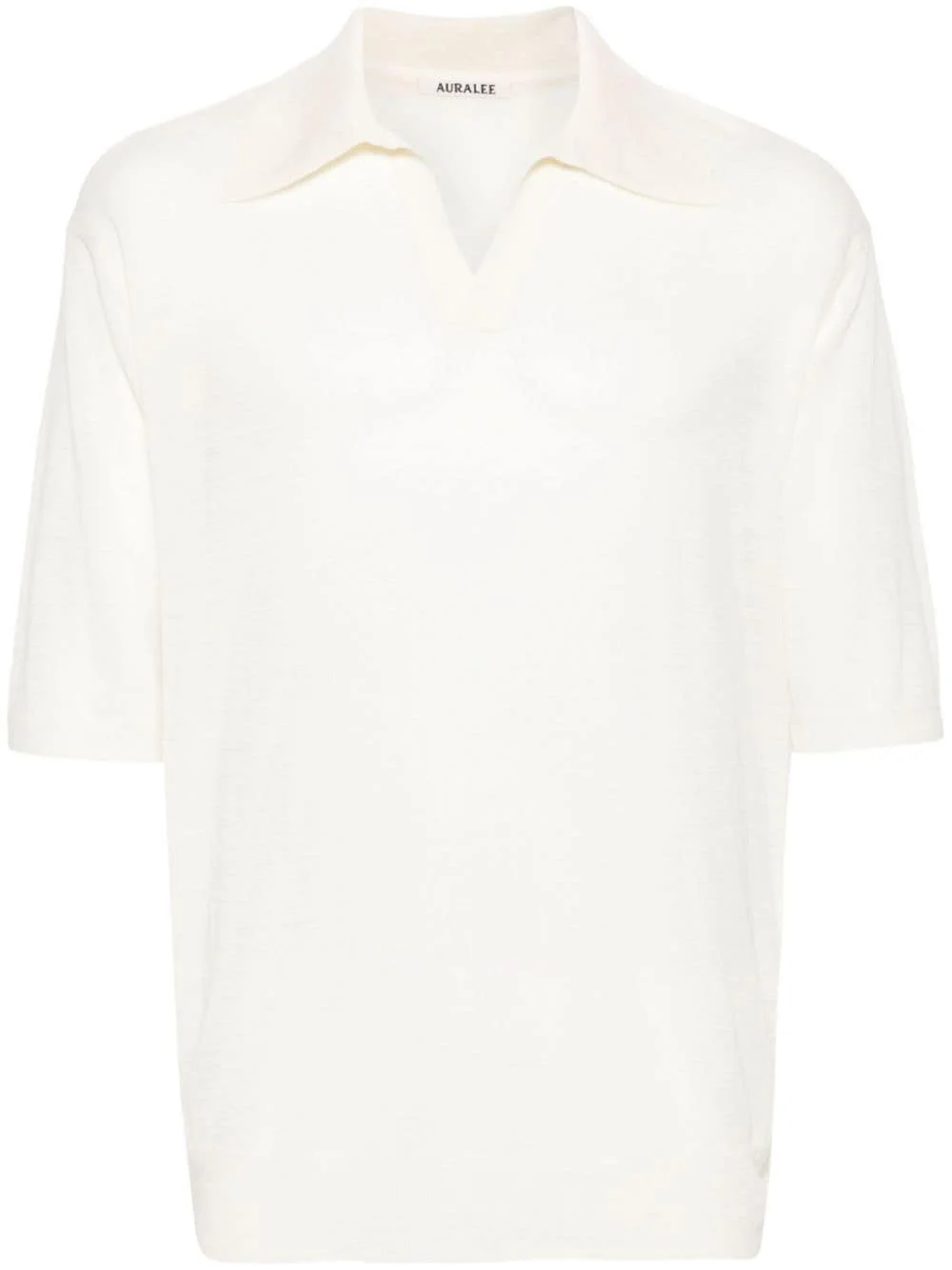 Auralee Men Wool And Silk Blend Polo Shirt - 1