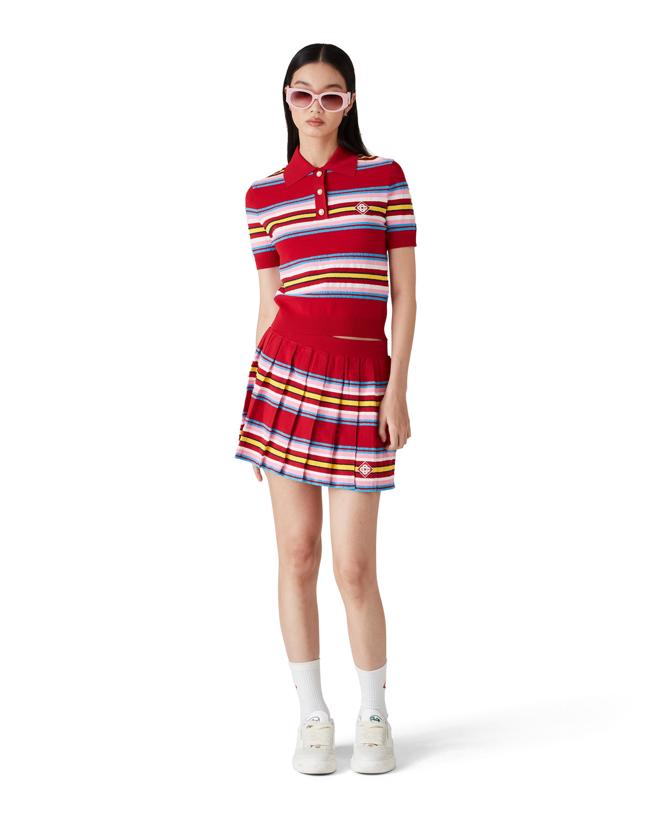 Stripe Pleated Skirt | Casablanca Paris - 2