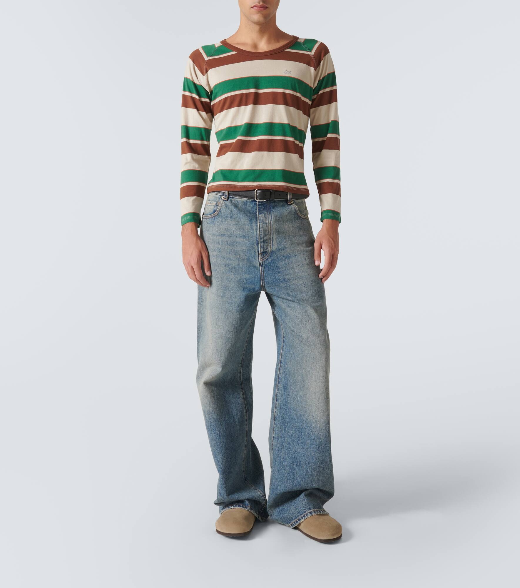 Striped cotton jersey T-shirt - 2