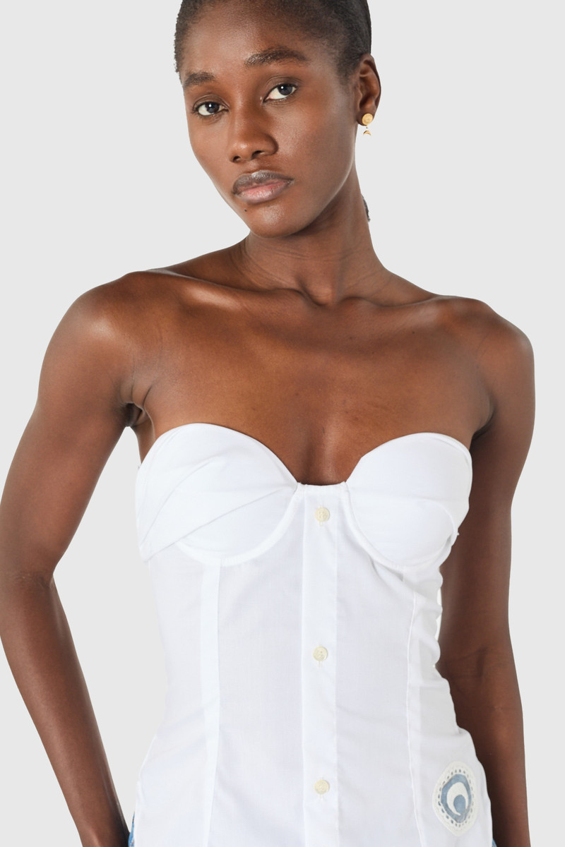 UPCYCLED SHIRTS HALTER TOP 3