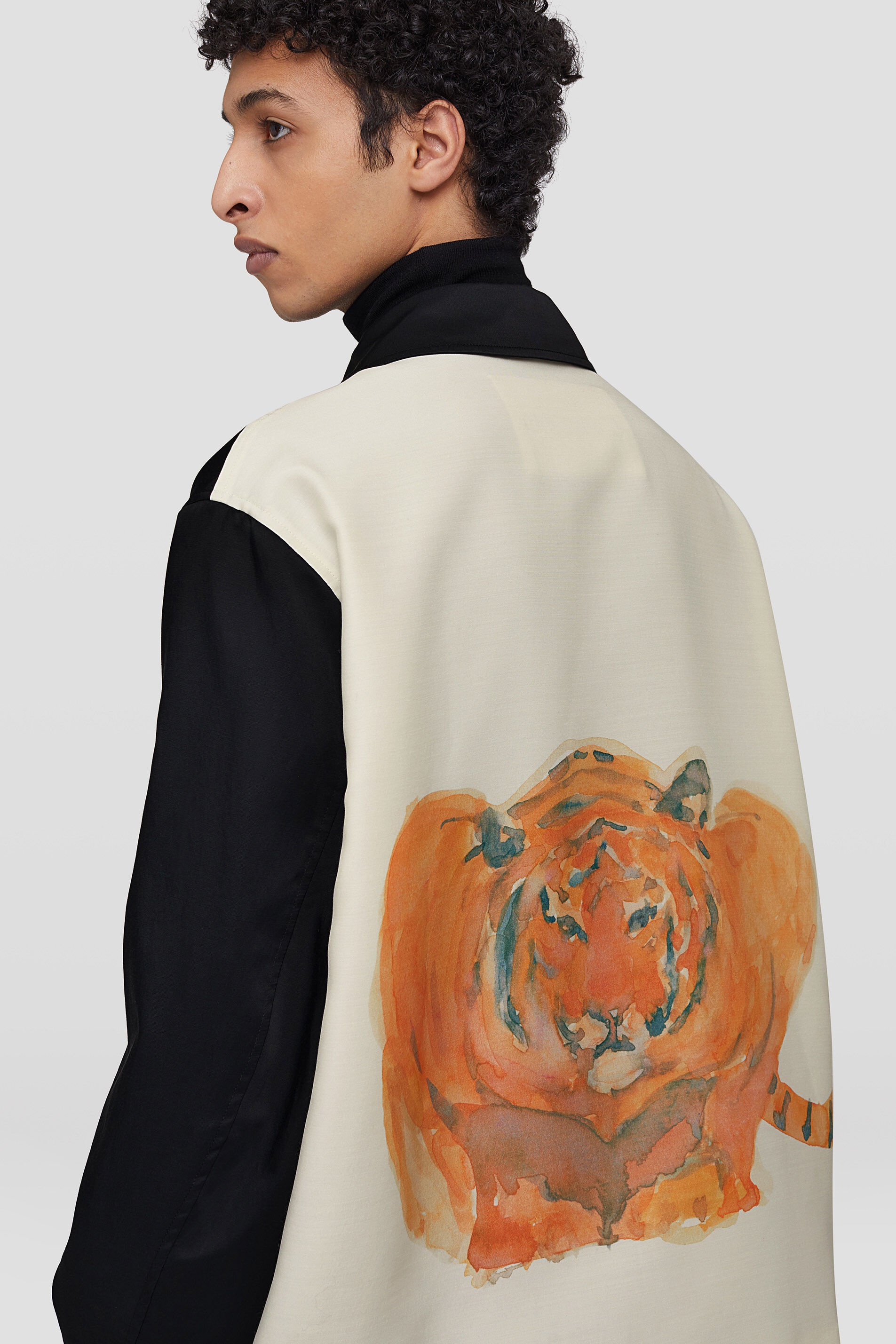 Printed Tiger Blouson - 5