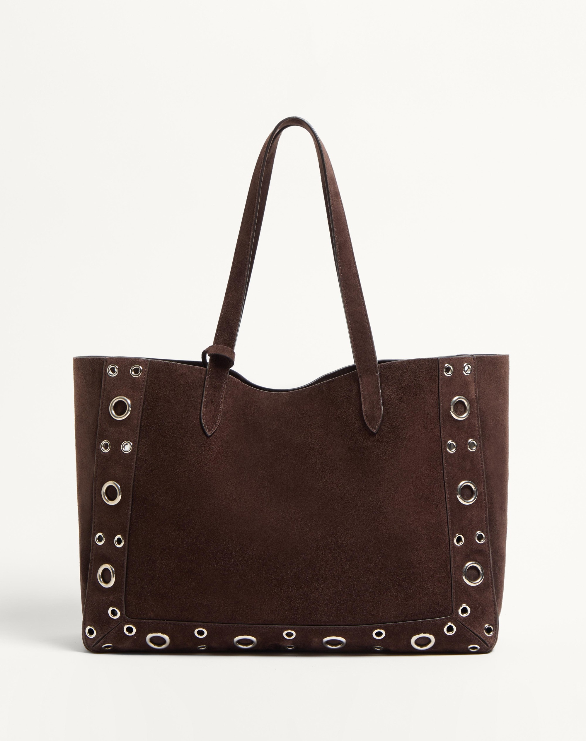 VALENTINO GARAVANI MEDIUM NELLCÔTE SUEDE SHOPPING BAG - 4