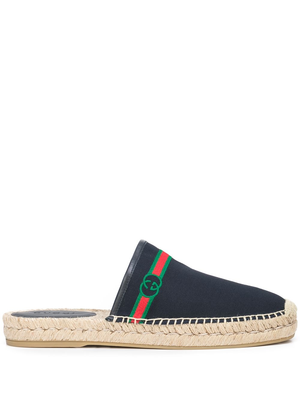 Web stripe GG espadrilles - 1