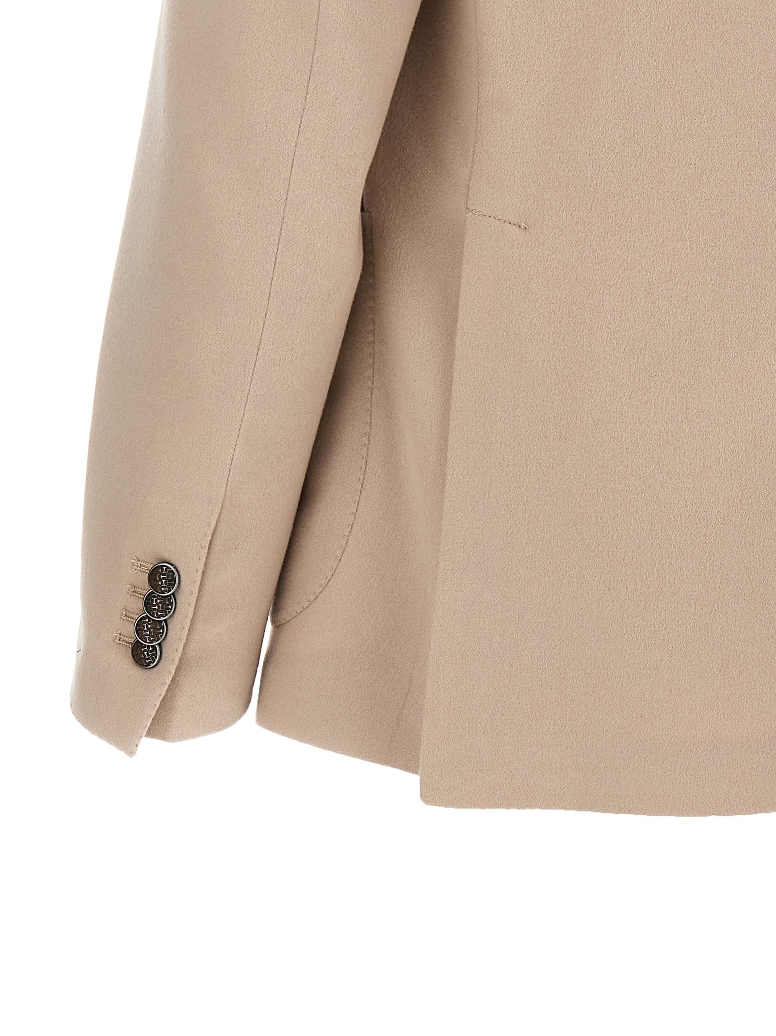 TAGLIATORE - Tagliatore Men Single-Breasted Cashmere Blazer - 4