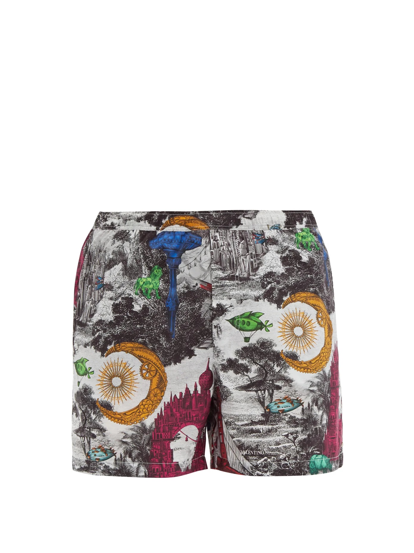 Dreamatic-print shell swim shorts - 1