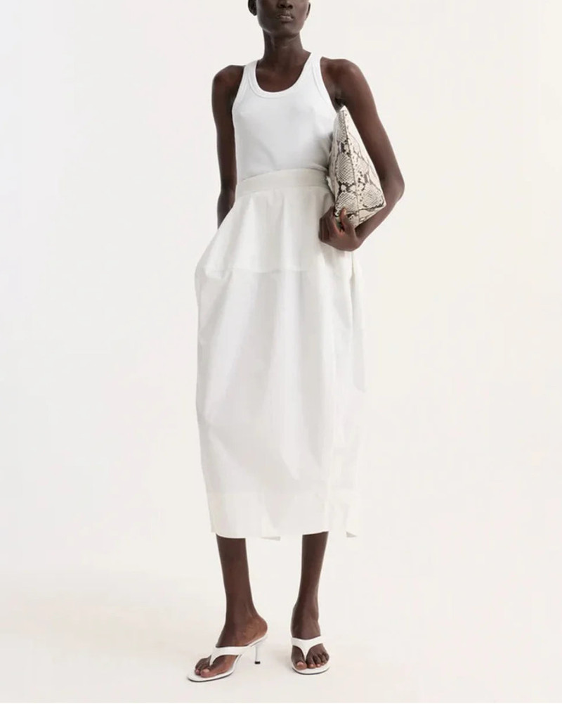 RÓHE SCULPTURAL POPLIN SKIRT outlook