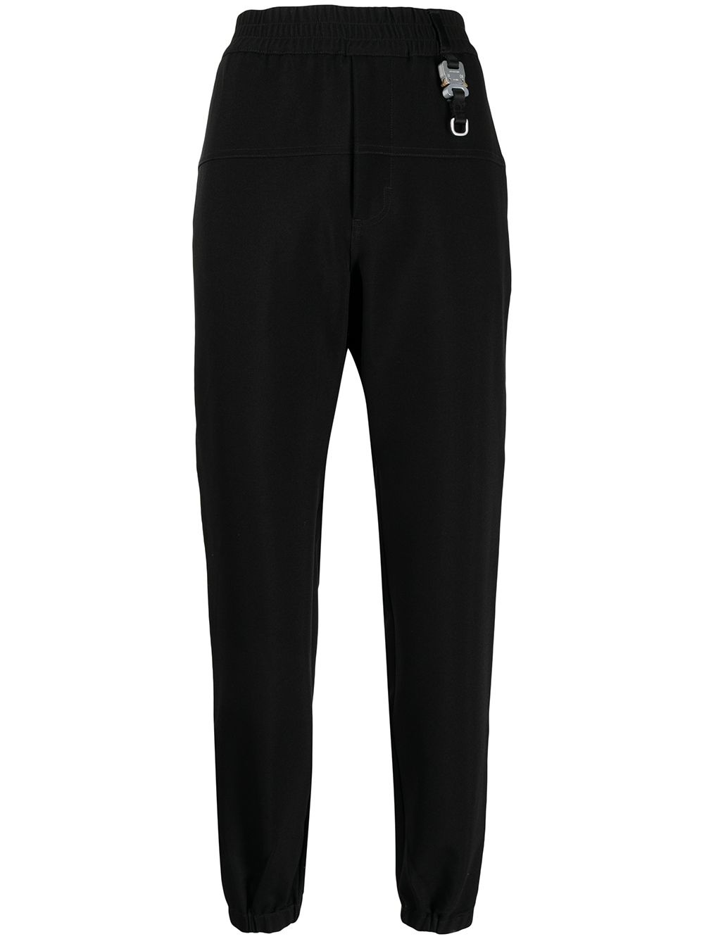 tapered buckle detail trousers - 1