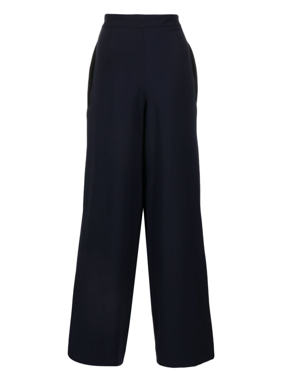 wide-leg layered-panels trousers - 2