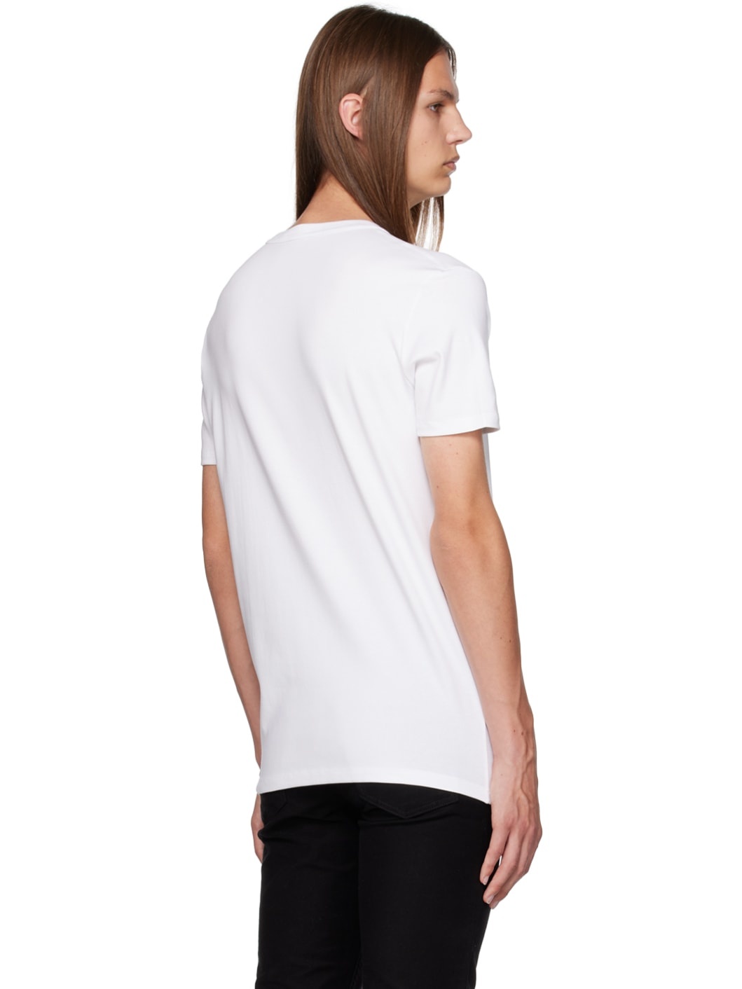 White Crewneck T-Shirt - 6