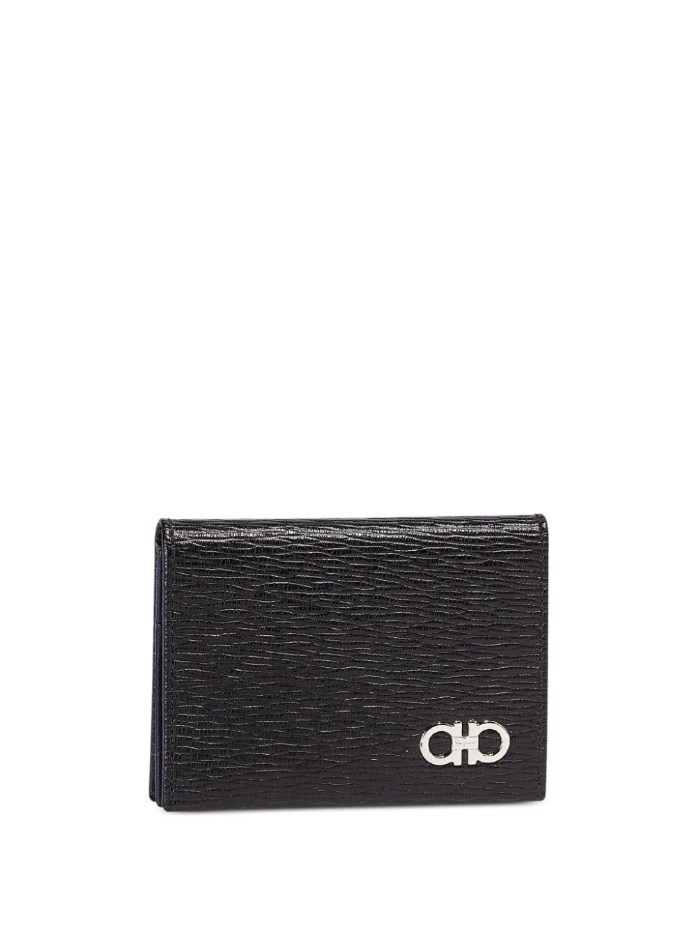 Gancini leather card holder - 1