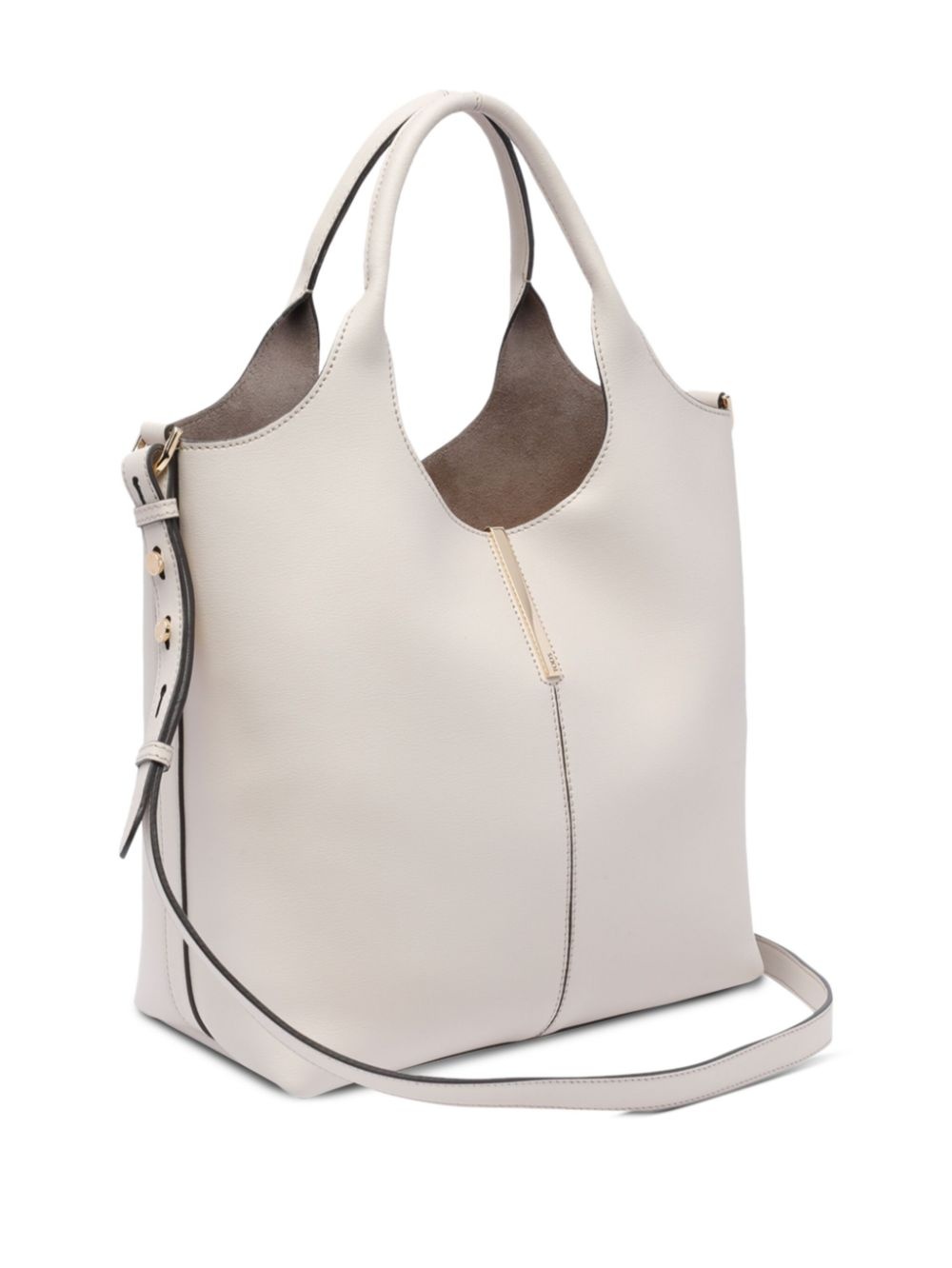 small leather tote bag - 3