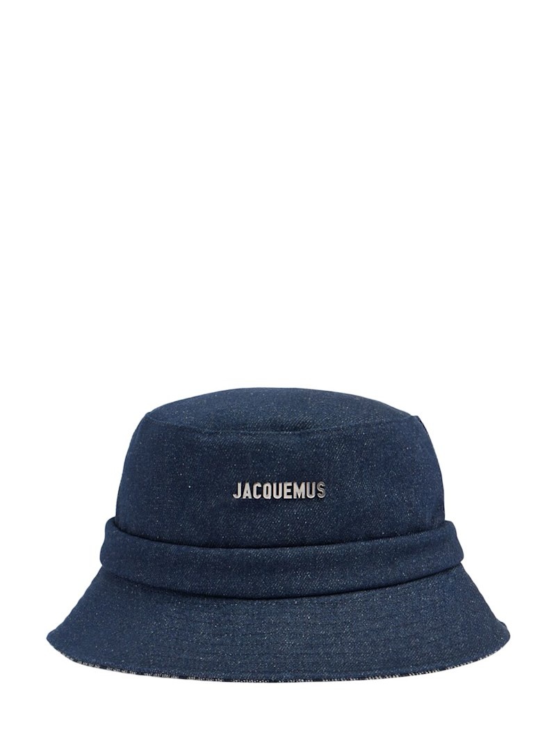 Le Bob Gadjo cotton logo bucket hat - 1