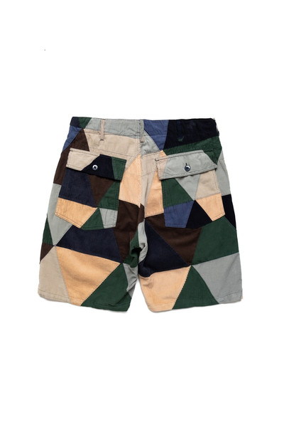 Engineered Garments Fatigue Short Multi Color Triangle Corduroy Patchwork outlook